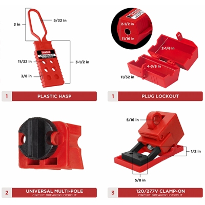 Bộ khóa an toàn điện di động PROLOCKEY LG5134EP38SKA