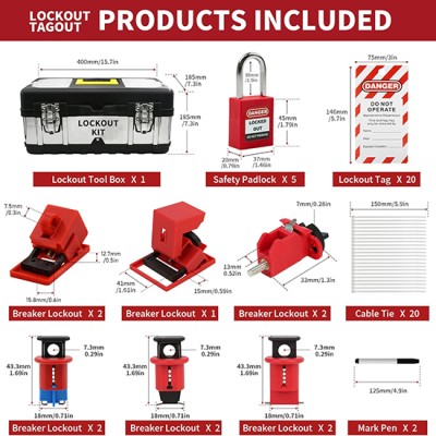 Bộ khóa an toàn LOTO cho bảo trì van & điện PROLOCKEY LK-148757012