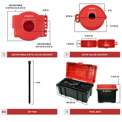 Bộ dụng cụ khóa an toàn 98 thiết bị PROLOCKEY LK-TSK6A