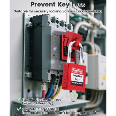 Bộ khóa LOTO điện cho nhà máy và xưởng sản xuất PROLOCKEY LG04