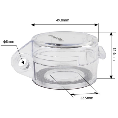 Khóa nút dừng khẩn cấp 22.5mm trong suốt PROLOCKEY SBL01-D22