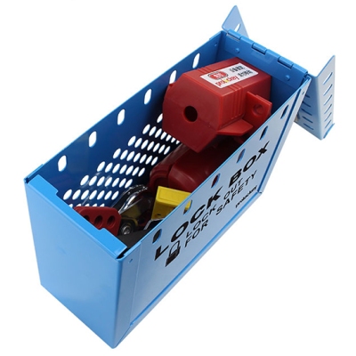 Hộp khóa nhóm LOTO 12 cổng gắn ổ khóa PROLOCKEY LK01