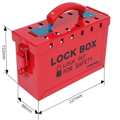 Hộp khóa nhóm LOTO 13 cổng gắn ổ khóa PROLOCKEY LK02