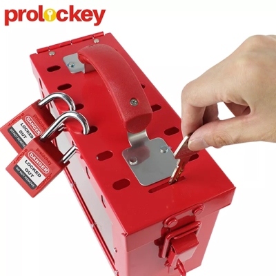 Hộp Khóa Nhóm LOTO Có Cửa Sổ Quan Sát 13 Vị Trí Khóa PROLOCKEY LK02-2
