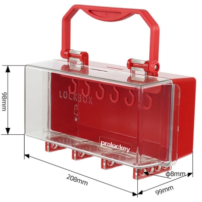 Hộp khóa nhóm LOTO di động quản lý tối đa 14 người PROLOCKEY LK81
