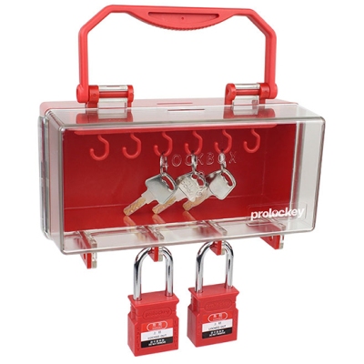 Hộp khóa nhóm LOTO di động quản lý tối đa 14 người PROLOCKEY LK81