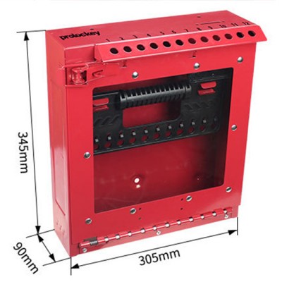 Hộp khóa LOTO nhóm treo tường 12 lỗ khóa cá nhân đánh số PROLOCKEY LK52