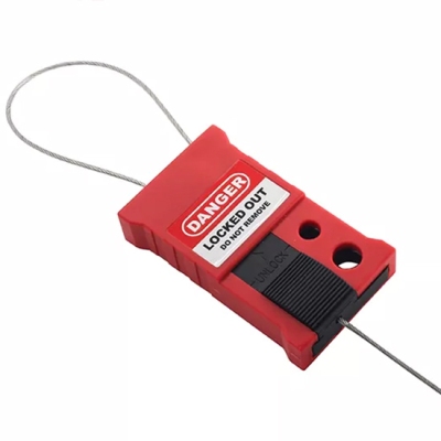 Khóa cáp niêm phong CB08 (1.5mm/300mm) | Cho lỗ khóa nhỏ, LOTO 2 Khóa