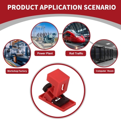 Khóa cầu dao MCCB 120V–230V dạng clamp-on PROLOCKEY CBL11