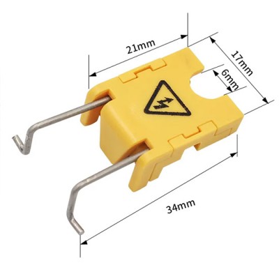 Khóa aptomat tép đa cực phù hợp cho MCB 1P đến 4P PROLOCKEY CBL81