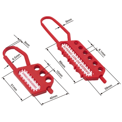 Khóa Nhóm 6 Người Hàm Nylon Cách Điện 84mm PROLOCKEY NH02