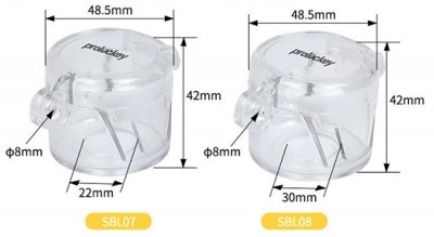 Khoá nút nhấn và nút dừng khẩn cấp 22mm PC trong suốt PROLOCKEY SBL07