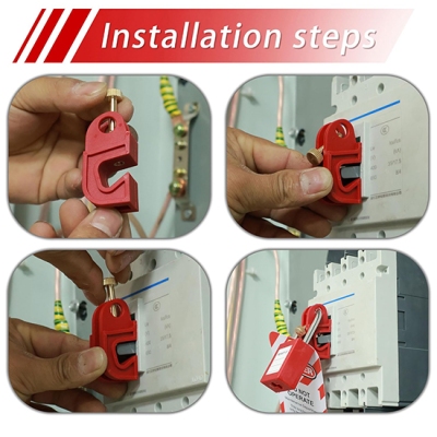 Khóa cầu dao điện có kẹp vít MCCB – Kẹp tối đa 10.5mm PROLOCKEY CBL02-2