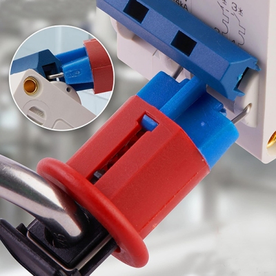 Khóa cầu dao điện thu nhỏ MCB – Chân hướng vào 10mm PROLOCKEY PIS