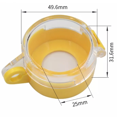 Khóa nút dừng khẩn cấp 25mm đề vàng PROLOCKEY SBL01M-D25-Y