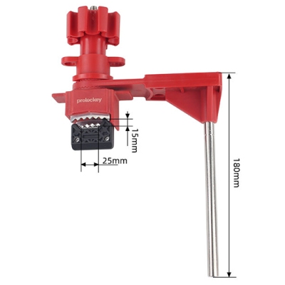 Khóa van đa năng 1 cánh tay chặn điều chỉnh chiều cao tối đa 15mm PROLOCKEY UVL01S