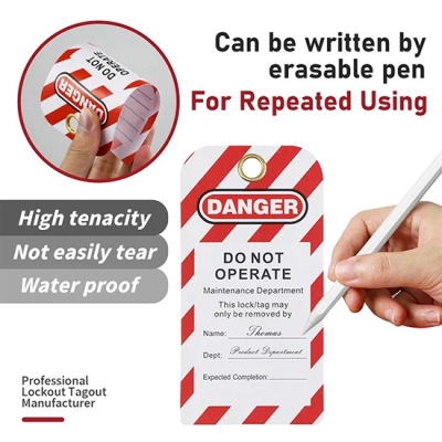 Thẻ cảnh báo an toàn “DANGER–DO NOT OPERATE” PROLOCKEY LT03