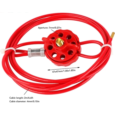 Thiết bị khóa cáp có bánh xe 4mm PROLOCKEY CB03