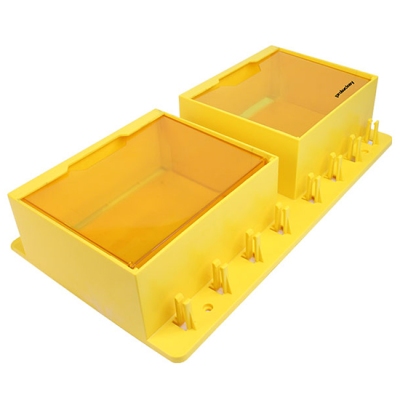 Trạm khóa gắn tường với 8 móc treo và 2 ngăn chứa lật PROLOCKEY LS04