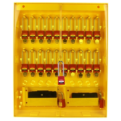 Trạm lưu trữ thiết bị LOTO dung lượng lớn 20 móc treo và 2 ngăn điện thoại PROLOCKEY LS17