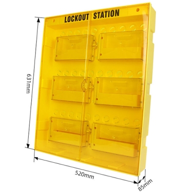 Trạm lưu trữ thiết bị LOTO lớn tích hợp 6 ngăn chứa điện thoại PROLOCKEY LS18