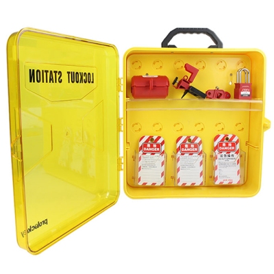 Trạm Quản Lý Khoá LOTO Xách Tay 1 Khay Chứa Và 3 Ngăn PROLOCKEY PLK25