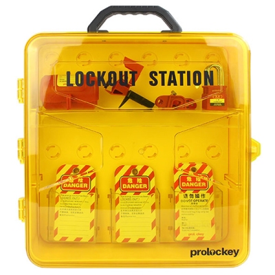 Trạm Quản Lý Khoá LOTO Xách Tay 1 Khay Chứa Và 3 Ngăn PROLOCKEY PLK25