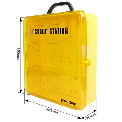Trạm Quản Lý Khoá LOTO Xách Tay 6 Móc Treo Và 1 Khay Chứa PROLOCKEY PLK24