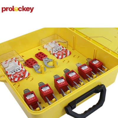 Trạm Quản Lý Khoá LOTO Xách Tay 8 Móc Treo Và 2 Ngăn PROLOCKEY PLK22