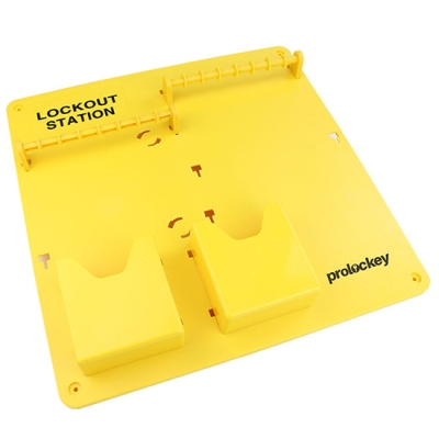 Bảng treo LOTO 16 vị trí treo ổ khóa và 2 ngăn chứa PROLOCKEY LS21