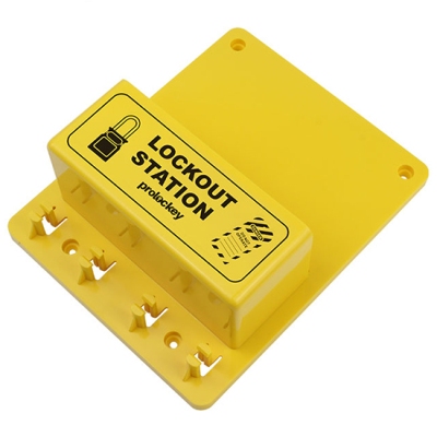 Bảng treo LOTO 4 vị trí treo ổ khóa và 1 ngăn chứa PROLOCKEY LS61