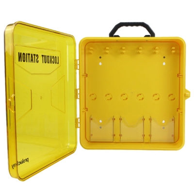 Trạm Quản Lý Khoá LOTO Xách Tay 6 Móc Treo Và 3 Ngăn PROLOCKEY PLK23