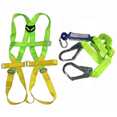 Bộ dây an toàn toàn thân và giảm sóc 2 móc thép Adela H-4501 + WF-32