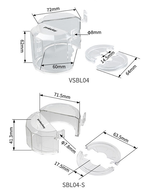 Khóa LOTO van bi tay xoay bướm 65mm PROLOCKEY VSBL04 4