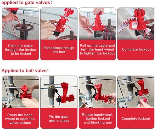 Khóa LOTO van đa năng có thể điều chỉnh PROLOCKEY UVL05 1